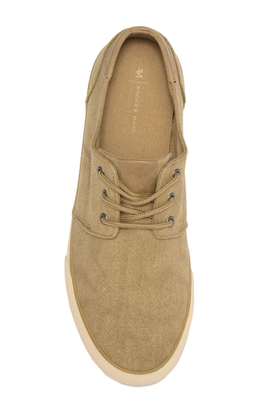 Shop Andrew Marc Briggs Low Top Sneaker In Sand/d/bon