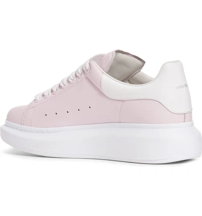 Shop Alexander Mcqueen Sneaker In Pale Rose/ White