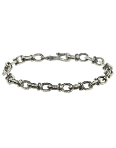 Shop John Varvatos Silver Chain Link Bracelet