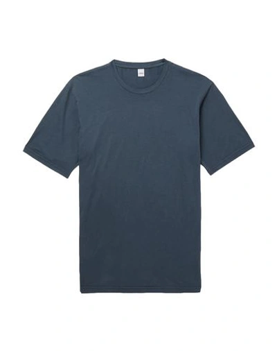 Shop Aspesi T-shirt In Slate Blue