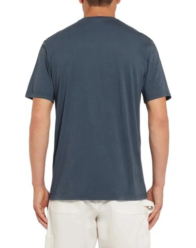 Shop Aspesi T-shirt In Slate Blue