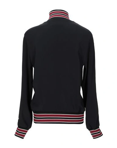 Shop Dolce & Gabbana Man Sweatshirt Black Size 42 Viscose, Elastane, Silk, Cotton