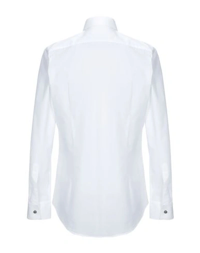Shop John Richmond Solid Color Shirt In White