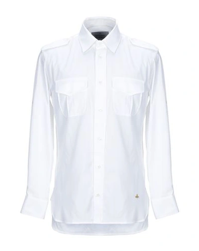 Shop Vivienne Westwood Man Shirts In White