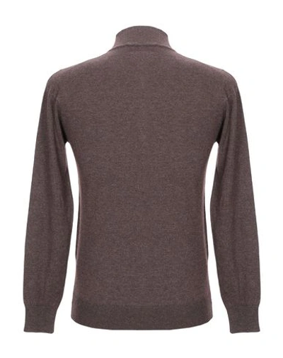 Shop Pierre Balmain Turtlenecks In Cocoa