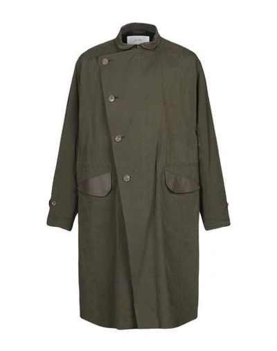 Shop Julien David Full-length Jacket In Military Green