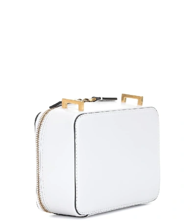 Shop Valentino Vsling Leather Shoulder Bag In White