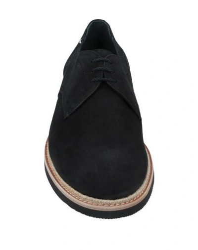 Shop Alberto Guardiani Laced Shoes In Black