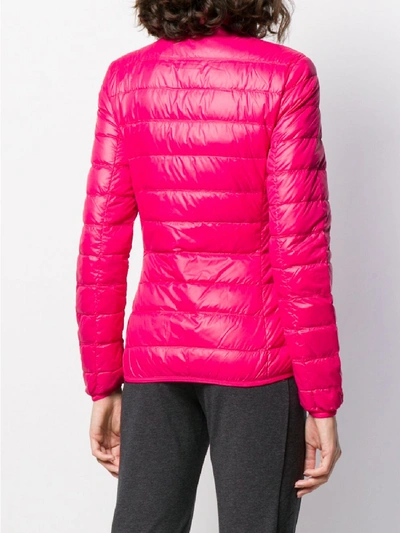 Shop Ea7 Down Jacket In Pink