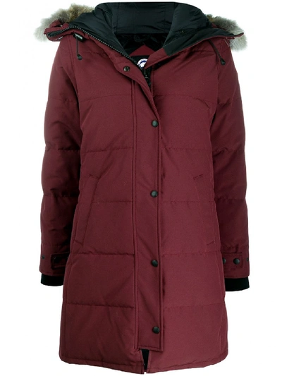 Shop Canada Goose Shelburne Parka In Red