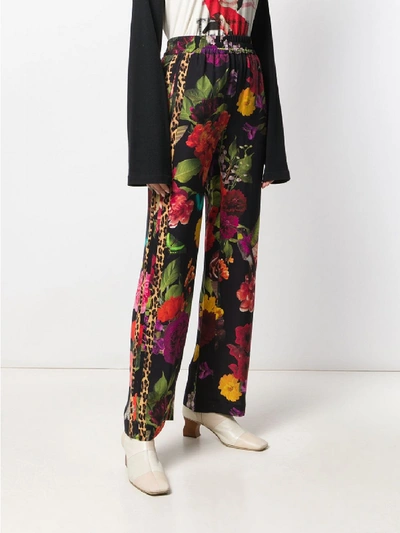 Shop Alice And Olivia Benny Trousers In Multicolor