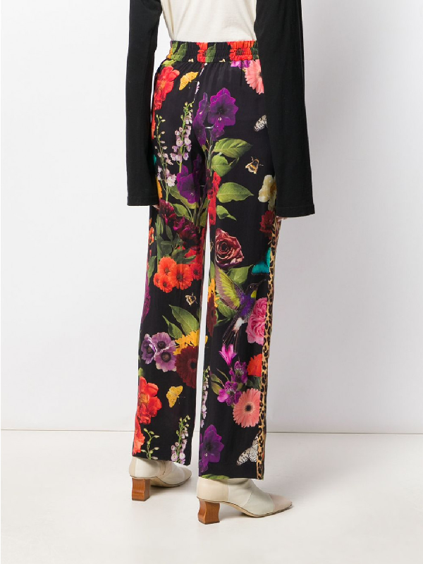 Olivia floral wide-leg pants