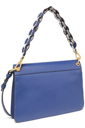 tory burch embellished leather shoulder bag