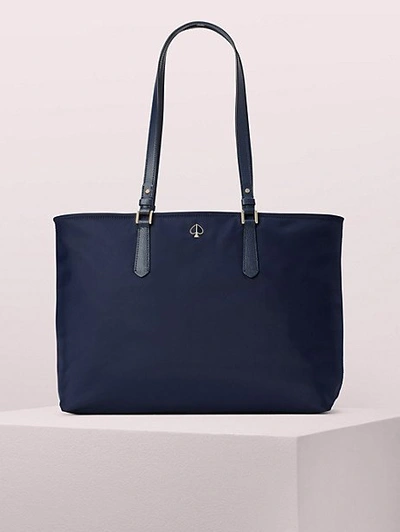 Shop Kate Spade Taylor Large Tote In Rich Navy