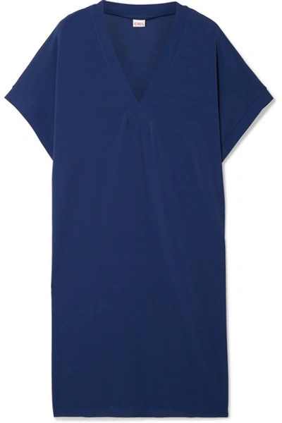 Shop Eres Tali Stretch-jersey Mini Dress In Royal Blue