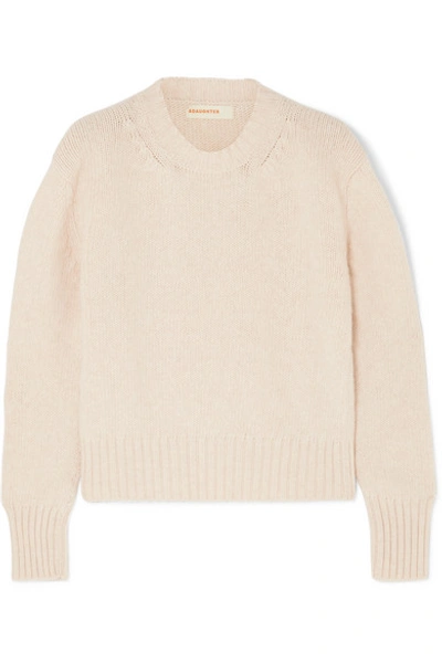 Shop Daughter Enda Wool Sweater In Cream