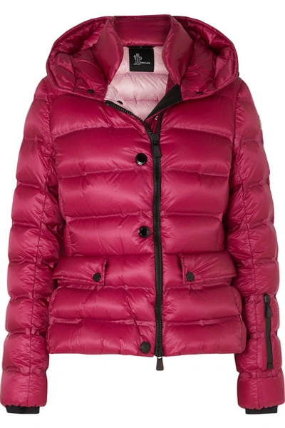 Shop Moncler Armotech Quilted Down Ski Jacket In Merlot