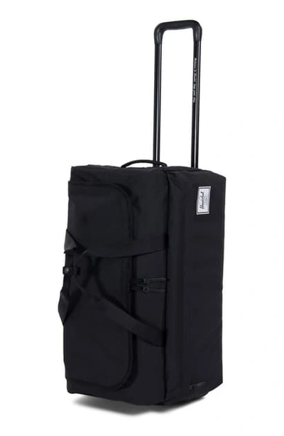 Shop Herschel Supply Co 24-inch Wheelie Rolling Carry-on - Black In Midnight Black