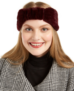 calvin klein fur headband