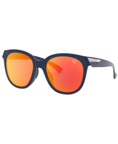 Shop Oakley Nfl Collection Sunglasses, Chicago Bears Low Key Oo9433 Oo9433 54 Low Key In Chi Polished Navy/prizm Ruby