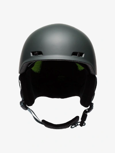 Shop Anon Mens Black Grey And Green Rodan Helmet