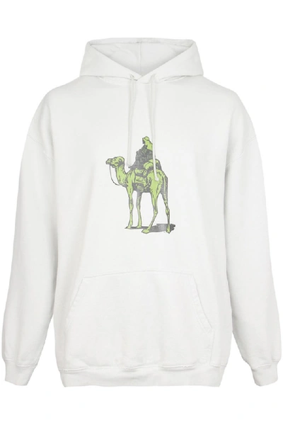 Vetements Darknet Camel Hoodie In White | ModeSens