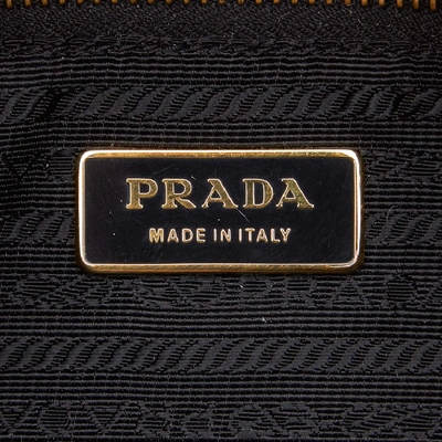 Pre-owned Prada Nylon Tessuto Handbag In Black