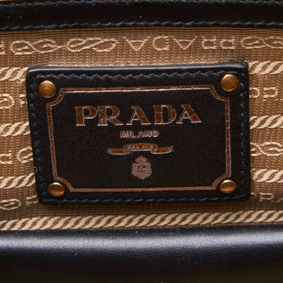 Shop Prada Canvas Tote Bag In Neutrals
