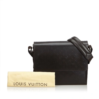 Louis Vuitton Monogram Glace Fonzie In Black