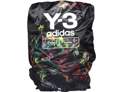 Shop Y-3 Logo Yohji Backpack In Black