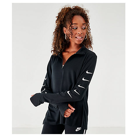 womens half zip running top