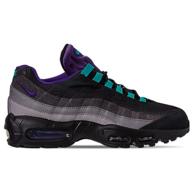 Shop Nike Men's Air Max 95 Lv8 Casual Shoes In Black