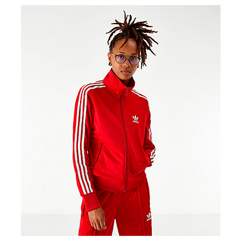 red adidas tracksuit jacket