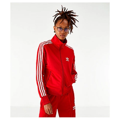 Adidas Originals Adidas Women's Originals Firebird Track Jacket In Red |  ModeSens