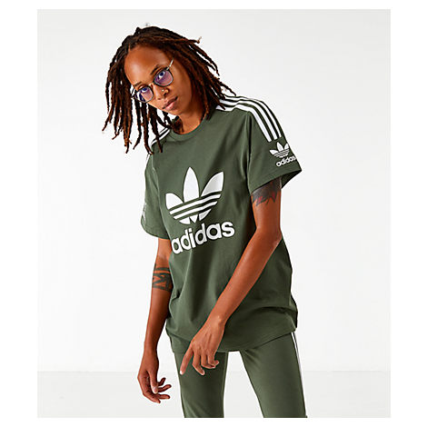 green adidas t shirt women's