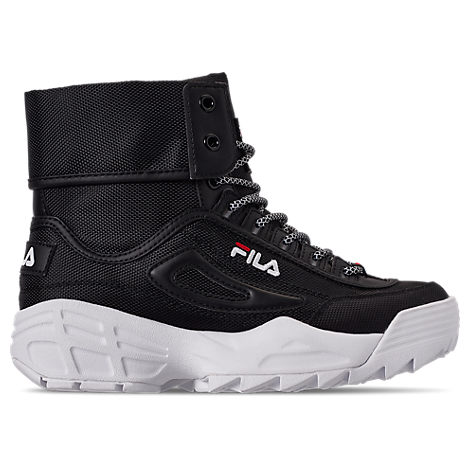 fila shoes womens black