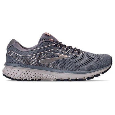 Shop Brooks Women's Ghost 12 Running Shoes In Grey
