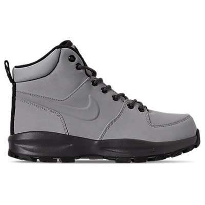 Nike Men's Manoa Leather Boots In Grey | ModeSens