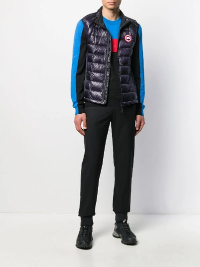 Shop Canada Goose Hybridge Down Waistcoat In Blue