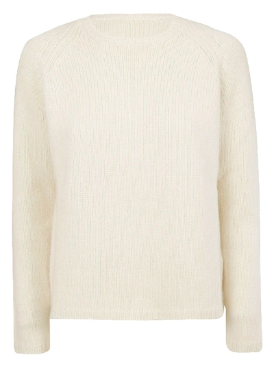 Shop A Punto B Knitted Sweater In Milk