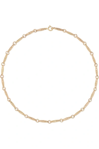 Shop Pascale Monvoisin Gisele 9-karat Gold Necklace