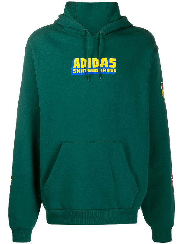 adidas originals green hoodie