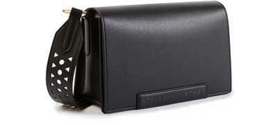 Shop Stella Mccartney Flo Shoulder Bag In 1000 Black