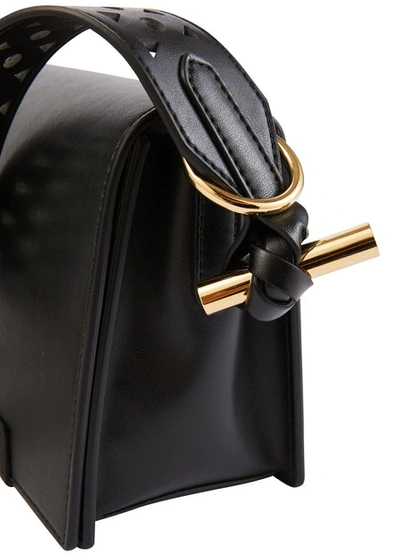 Shop Stella Mccartney Flo Shoulder Bag In 1000 Black