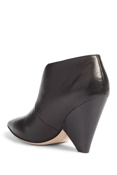 Shop Paige Emi Bootie In Blk Leathr