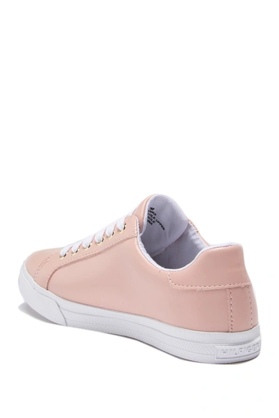 Shop Tommy Hilfiger Lenka Lace-up Sneaker In Blush