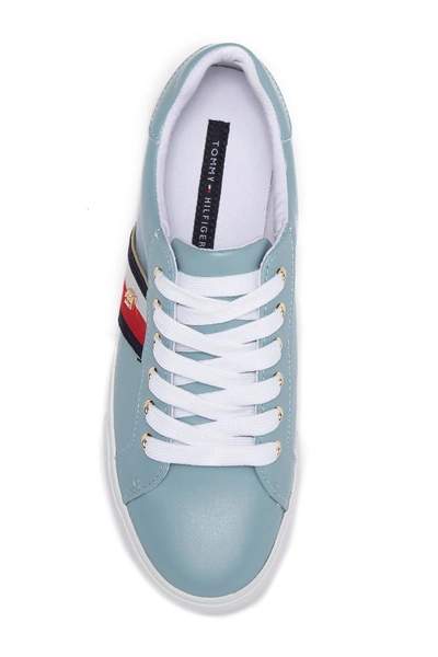 Shop Tommy Hilfiger Lenka Lace-up Sneaker In Blue