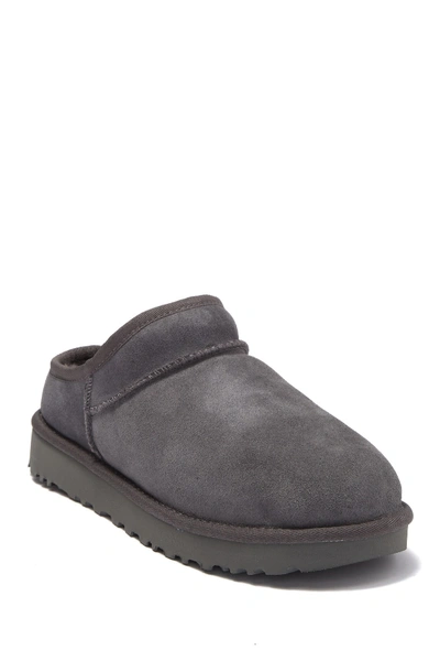 Shop Ugg Classic Slipper In Grey