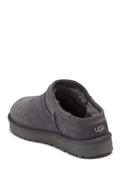 Shop Ugg Classic Slipper In Grey
