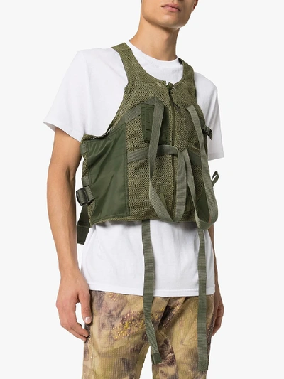 Shop Alyx 1017  9sm Tactical Mesh Vest In Green